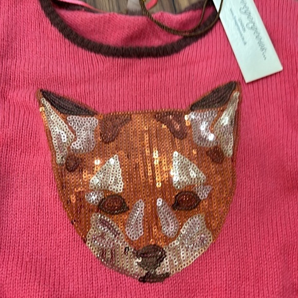 Ilovegorgeous London angora pink fox sweater sz 4-5 - Picture 2 of 5